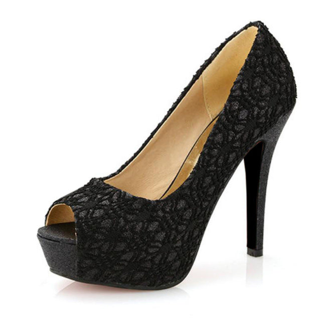 TAOFFEN free shipping high heel shoes women sexy dress footwear fashion lady female pumps P13067 hot sale EUR size 32-44