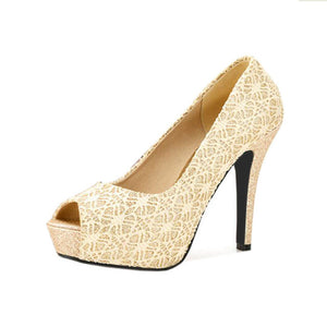 TAOFFEN free shipping high heel shoes women sexy dress footwear fashion lady female pumps P13067 hot sale EUR size 32-44