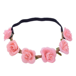 New Design Boho Headbands Hairband Women Ladies Floral Flower Festival Wedding Garland Head Band Beach Party Hair Accessories