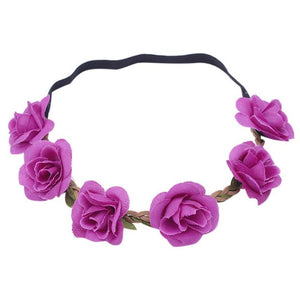 New Design Boho Headbands Hairband Women Ladies Floral Flower Festival Wedding Garland Head Band Beach Party Hair Accessories