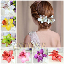 Load image into Gallery viewer, New Bohemia Style Orchid Peony Flowers Hair Clips Hairpins for Women Hair Accessories