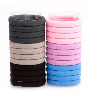 24Pcs Fashion Women Girls Ties Elastic Hair Band Rope Ring Hairband Ponytail