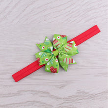 Load image into Gallery viewer, Christmas Headwear Girls Infant Hair Band Bow Headbands Flower Hair Accessories