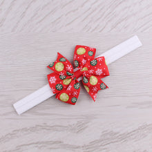 Load image into Gallery viewer, Christmas Headwear Girls Infant Hair Band Bow Headbands Flower Hair Accessories