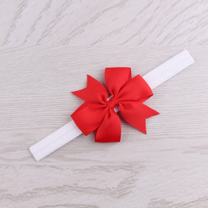 Christmas Headwear Girls Infant Hair Band Bow Headbands Flower Hair Accessories