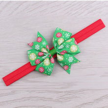 Load image into Gallery viewer, Christmas Headwear Girls Infant Hair Band Bow Headbands Flower Hair Accessories