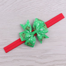 Load image into Gallery viewer, Christmas Headwear Girls Infant Hair Band Bow Headbands Flower Hair Accessories