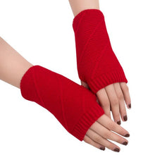 Load image into Gallery viewer, Feitong Winter Gloves Women Mitten Warmer Fingerless Girl Knitted Arm Gloves Soft Female Outdoors Winter Knitting 11 Colors#3