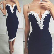 Load image into Gallery viewer, Womens Bodycon V Neck Floral Lace Evening Party Ladies Long Dress