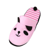 Load image into Gallery viewer, Lovely Cartoon Panda Home Floor Soft Stripe Slippers Female Shoes 36-40