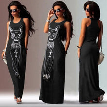 Load image into Gallery viewer, Women Casual Sleeveless Boho Long Cocktail Party Beach Dress