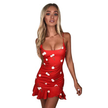 Load image into Gallery viewer, Women Summer Bandage Bodycon Casual Evening Party Short Mini Dress