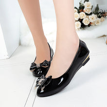 Load image into Gallery viewer, Spring Autumn Toe Flat Heel Bow Tie Shoes Women Fashion Women&#39;s Flat Shoes