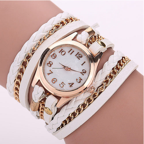 Gold Dial Quartz Watch