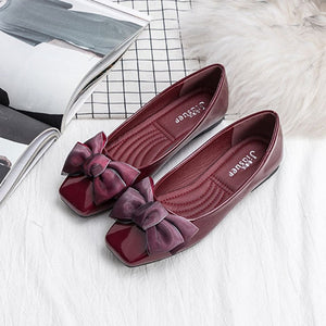 HEE GRAND 2018 New Arrival Women Flats Bowknot Decoration Women Causal Fashion Oxfords Elegant Mujer Shoes XWD6721