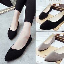 Load image into Gallery viewer, Women&#39;s Flats Ladies Comfy Shoes Soft Slip-On Casual Boat Shoes