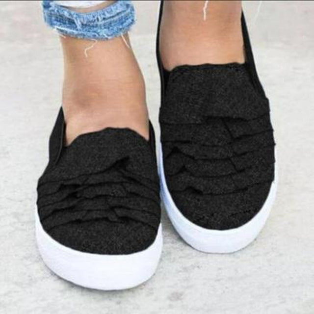 HEE GRAND 2018 New Women Flats Women Causal Slip-on Fashion Sneaker Solid Color Flat Loafer Soft Elegant Mujer Shoes XWD6999