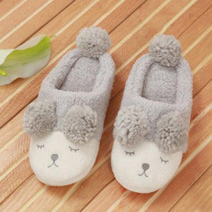 New 2018 Winter Slippers Women Home Shoes Cartoon Sheep Fashion Women's Slippers Warm Soft Ladies Brand Shoes Cute Indoor ZH2382