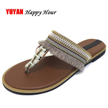 Load image into Gallery viewer, Bohemian Sandals Women Flat Beach Summer Shoes Flip Flops Women&#39;s Sandals Ladies Brand Shoes ZH2950