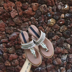 Bohemian Sandals Women Flat Beach Summer Shoes Flip Flops Women's Sandals Ladies Brand Shoes ZH2950