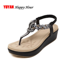 Load image into Gallery viewer, Fashion Platform Sandals Women Summer Shoes 2018 Womens Sandals High Heels Wedge Brand Shoes High Quality 5cm Heels ZH162