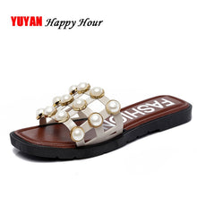 Load image into Gallery viewer, New 2018 Summer Slippers Women Fashion Brand Shoes Luxury Pearl Women&#39;s Slippers Brand Summer Shoes Non-slip ZH2796