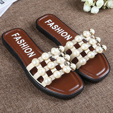 Load image into Gallery viewer, New 2018 Summer Slippers Women Fashion Brand Shoes Luxury Pearl Women&#39;s Slippers Brand Summer Shoes Non-slip ZH2796