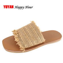 Load image into Gallery viewer, Bohemian Beach Shoes Women Summer Slippers Flat Sweet Women&#39;s Slippers Ladies Brand Shoes ZH2946